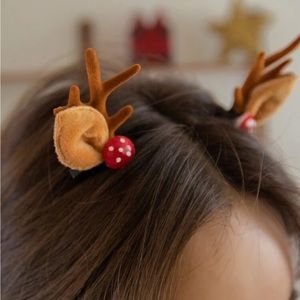 Christmas antler clips